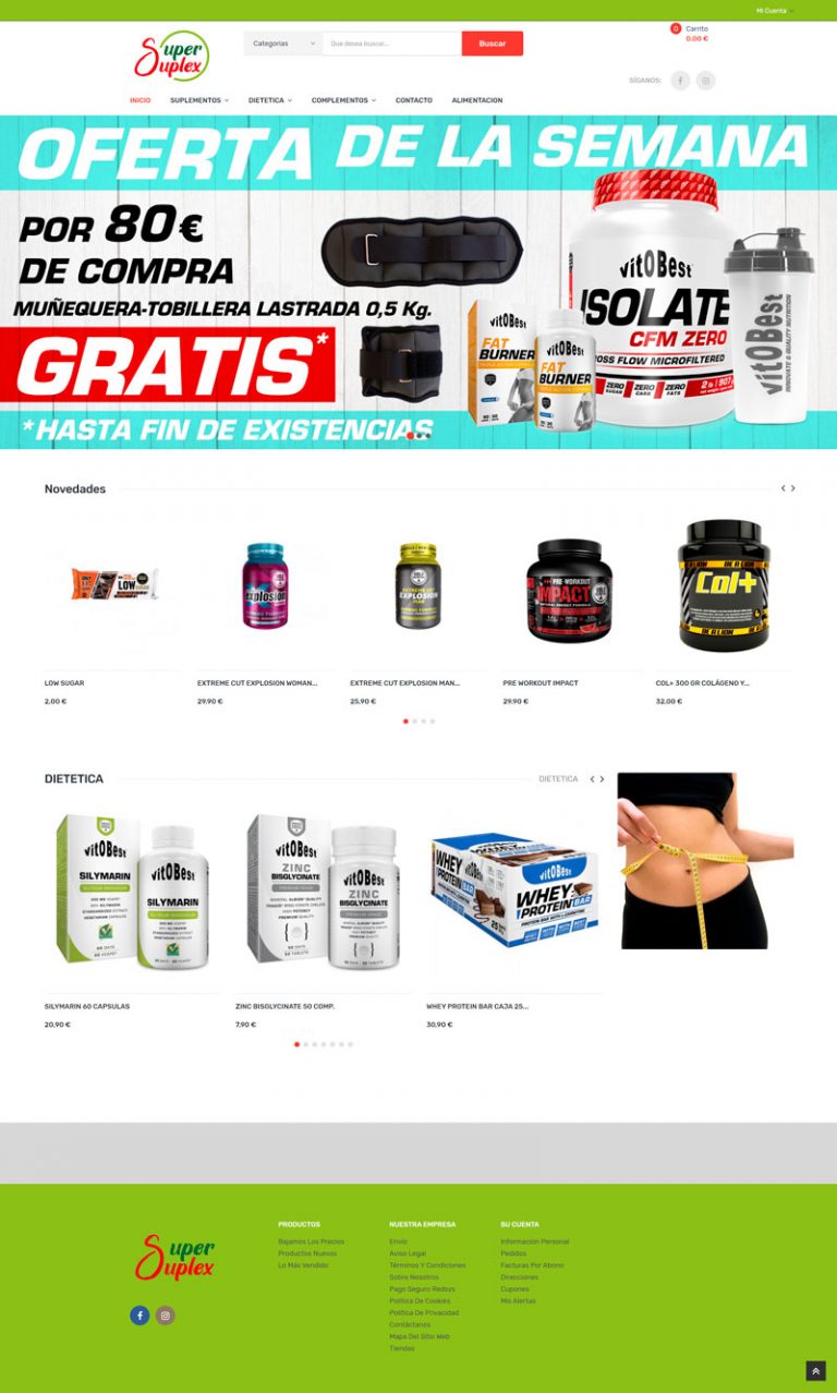 Proyectos Ecommerce Prestashop Supersuplex